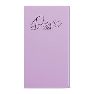 Weekly Diary 2024 Jakub Pastel kapesní - Violet
