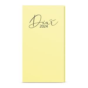 Weekly Diary 2024 Jakub Pastel kapesní - Yellow