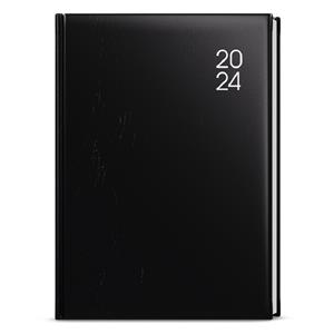 Weekly Diary 2024 Oskar Balacron A5 - Black