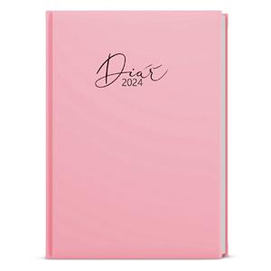 Weekly Diary 2024 Oskar Pastel A5 - Pink