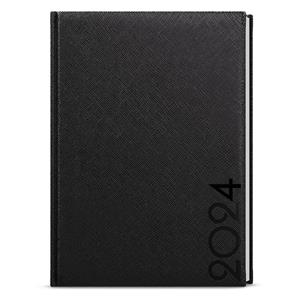 Weekly Diary 2024 Oskar Tora A5 - Black