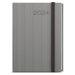 Weekly Diary 2024 Oskar Vigo A5 - Grey