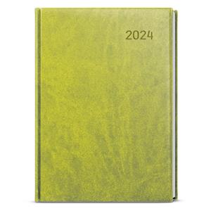 Weekly Diary 2024 Oskar Vivella A5 - Green