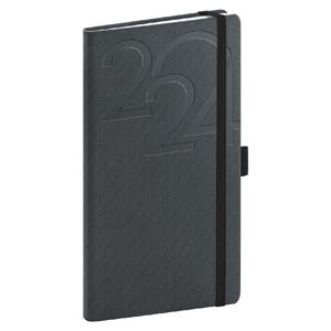 Weekly Diary 2024 Pocket Ajax - anthracite