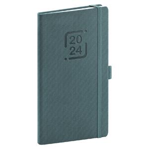 Weekly Diary 2024 Pocket Catanella - blue gray