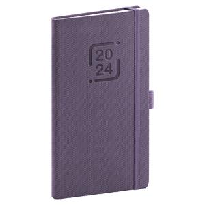 Weekly Diary 2024 Pocket Catanella - purple