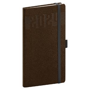 Weekly Diary 2024 Pocket Silhouette - brown