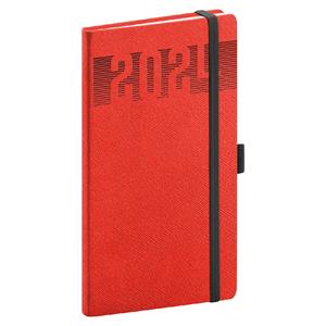 Weekly Diary 2024 Pocket Silhouette - red