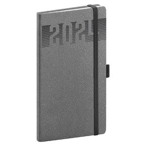 Weekly Diary 2024 Pocket Silhouette - silver