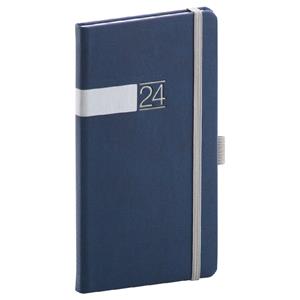 Weekly Diary 2024 Pocket Twill - blue/silver