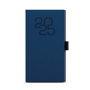 Weekly Diary 2025 Jakub Fabric pocket - blue