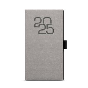 Weekly Diary 2025 Jakub Fabric pocket - gray