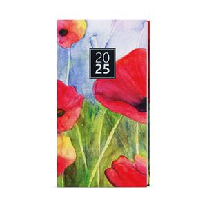 Weekly Diary 2025 Jakub Lamino pocket - poppies