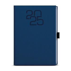 Weekly Diary 2025 Oskar Fabric A5 - blue