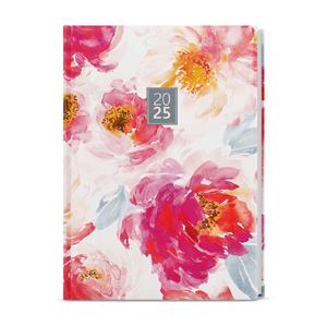 Weekly Diary 2025 Oskar Lamino A5 - flowers