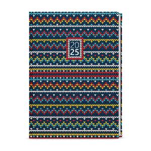 Weekly Diary 2025 Oskar Lamino A5 - knitted