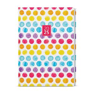 Weekly Diary 2025 Oskar Lamino A5 - polka dots