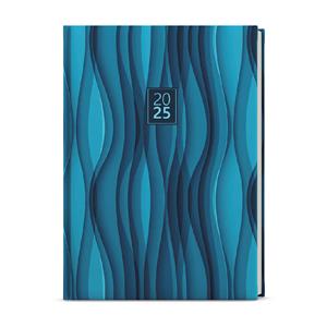 Weekly Diary 2025 Oskar Lamino A5 - waves