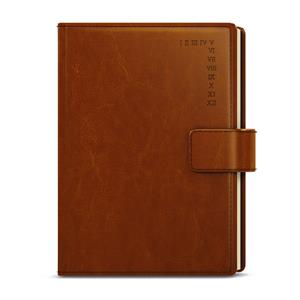 Weekly Diary 2025 Oskar Manager A5 - brown