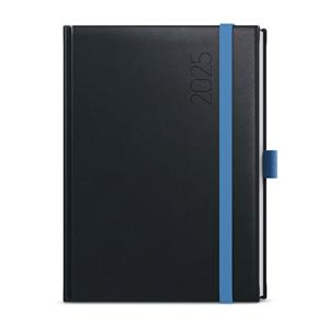Weekly Diary 2025 Oskar Reno A5 - black