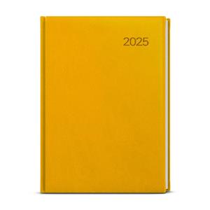 Weekly Diary 2025 Oskar Vivella A5 - ochre