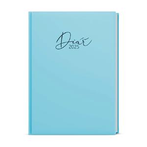 Weekly Diary 2025 Prokop Lamino Pastel B6 - blue