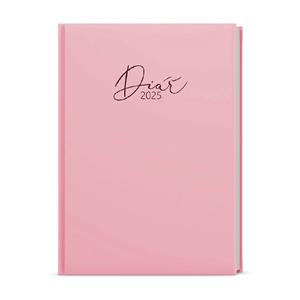 Weekly Diary 2025 Prokop Lamino Pastel B6 - pink