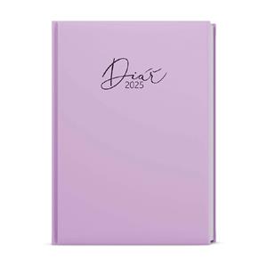 Weekly Diary 2025 Prokop Lamino Pastel B6 - purple