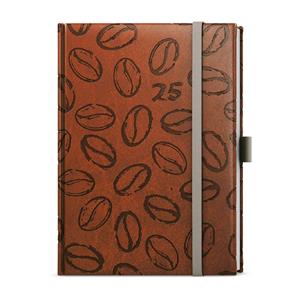 Weekly Diary 2025 Prokop Vivella extra B6 - brown - Coffee