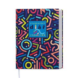 Weekly Diary 2025 Student Lamino pocket - Shapes