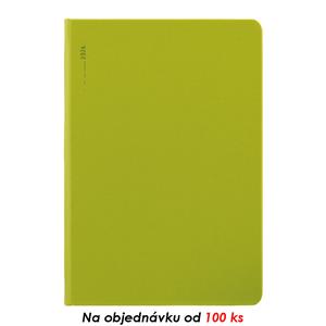 Weekly diary 2026 Apple A5 with notes - green