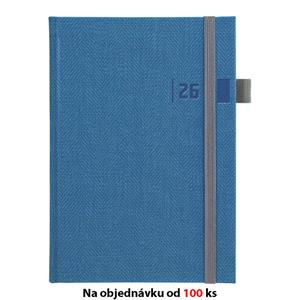 Weekly diary 2026 Slovak Tweed A5 with notes - blue