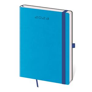 Weekly diary A5 2023 Flexies - blue