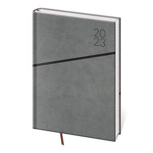 Weekly diary A5 2023 Grife - grey/black