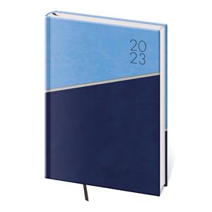 Weekly diary A5 2023 Line - blue