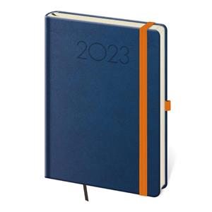 Weekly diary A5 2023 New Praga - blue