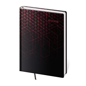 Weekly diary A5 2023 Vario - Red Design