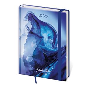 Weekly diary A5 2025 Vario - Matragi Energy with rubber band