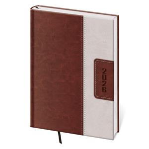 Weekly diary A5 2026 Classic - brown/beige