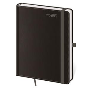 Weekly Diary A5 2026 Double Black