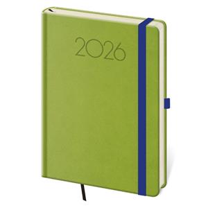Weekly diary A5 2026 New Praga - green