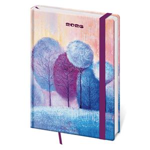 Weekly diary A5 2026 Vario - Eden with elastic band