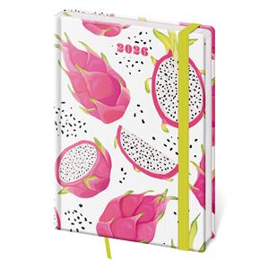 Weekly diary A5 2026 Vario - Pitaya with elastic band