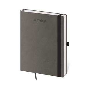 Weekly diary B6 2023 Flexies - dark grey