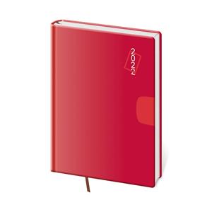 Weekly diaryA5 2022 Vario - Red