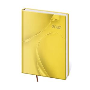 Weekly diaryA5 2022 Vario - Yellow design