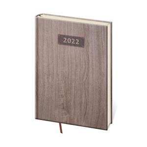 Weekly diaryA5 2022 Wood - dark brown