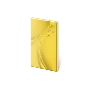 Weekly pocket diary 2022 Vario - Yellow design