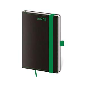 Weekly pocket diary 2023 Black Green