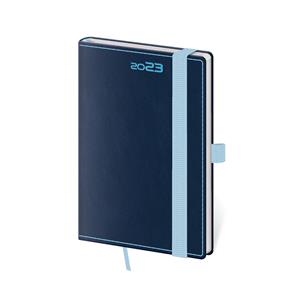 Weekly pocket diary 2023 Double Blue
